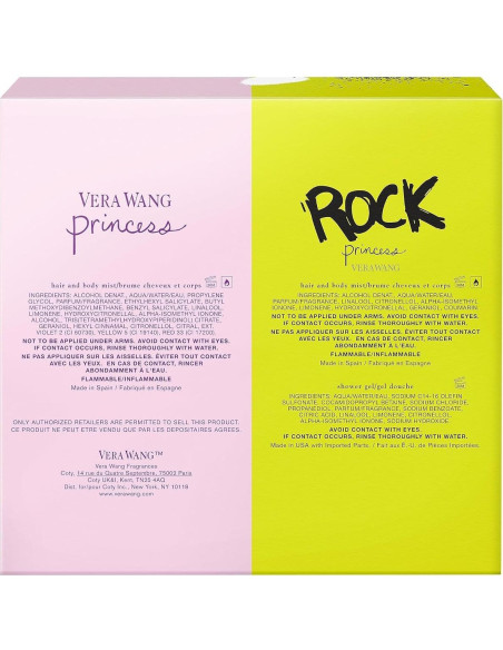 Set de Regalo Vera Wang Princess y Rock Princess 3 Piezas