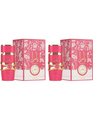 Eau de Parfum Lattafa Yara Candy 100ml Pack de 2 Mujeres