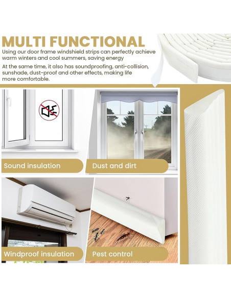 Sello de Puerta Aislante Loyanger 5m Espuma Anticolisión