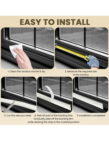 Sello de Puerta Aislante Loyanger 5m Espuma Anticolisión