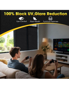 Película Blackout Coavas 44.5x200 cm Vinilo A-negro 2