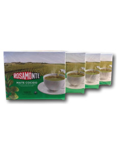 Yerba Mate Rosamonte 4 Pack - 50 Bolsitas de Té 150g