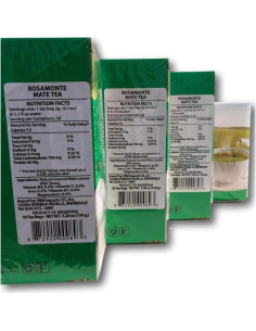 Yerba Mate Rosamonte 4 Pack - 50 Bolsitas de Té 150g 2