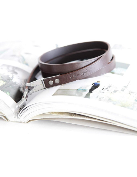 Correa de Cuero Genuino CAM-IN para Cámara Rollei 3.5F 3.5E