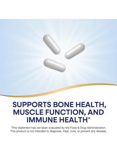 Complejo Mineral Calcio Magnesio Zinc Nature's Way 100 Cápsulas