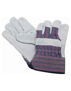 Guantes de Trabajo de Cuero Rocky Mountain Goods - Grande - Resistentes para Jardinería y Construcción