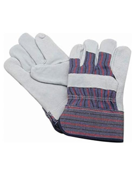 Guantes de Trabajo de Cuero Rocky Mountain Goods - Grande - Resistentes para Jardinería y Construcción