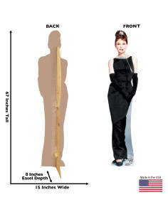 Recorte de cartón Audrey Hepburn 67x15 cm - Desayuno en Tiffany's 2