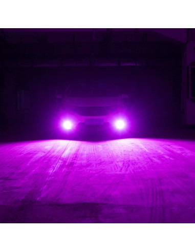 Bombillas LED de Niebla Teguangmei H8 H11 6000K Rosa 2Pcs