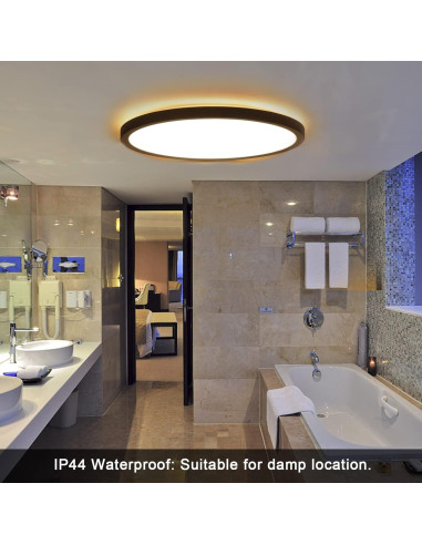 Luz de Techo LED Empotrada Marfete 40W RGB 38cm Regulable