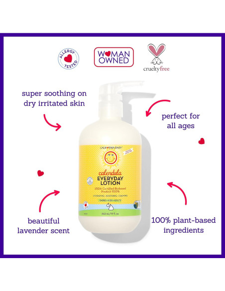 Loción Hidratante Facial y Corporal California Baby 561 ml