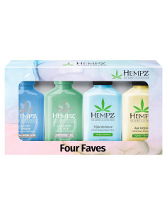 Hempz Lociones Hidratantes de Cuerpo y Manos - Paquete de 4 Mini 63.4g