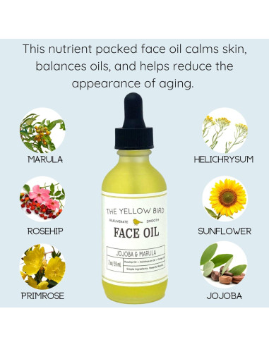 Aceite Facial Nutritivo Pájaro Amarillo 100ml - Hidratante y Antienvejecimiento