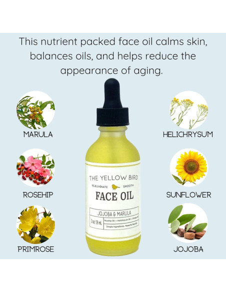 Aceite Facial Nutritivo Pájaro Amarillo 100ml - Hidratante y Antienvejecimiento
