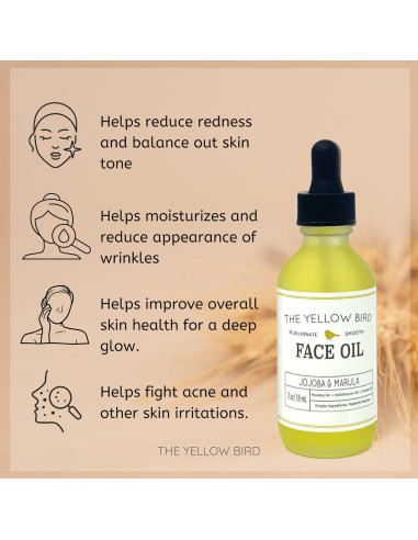 Aceite Facial Nutritivo Pájaro Amarillo 100ml - Hidratante y Antienvejecimiento