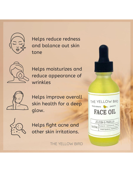 Aceite Facial Nutritivo Pájaro Amarillo 100ml - Hidratante y Antienvejecimiento