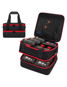 Caja de Almacenamiento para Baterías Milwaukee M12 M18 18V 20V