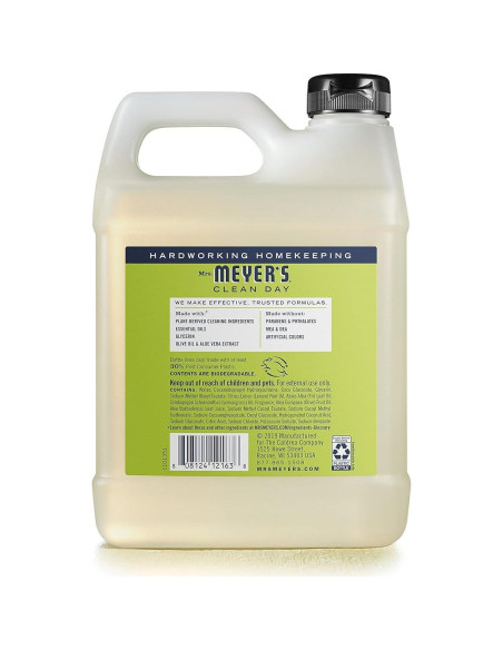 Jabón de Manos Líquido Mrs. Meyer's 3x1 Limon Verbena 1L