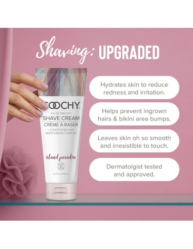 Crema de Afeitar Intima Coochy 907 g - Sin Erupciones, Para Piel Sensible
