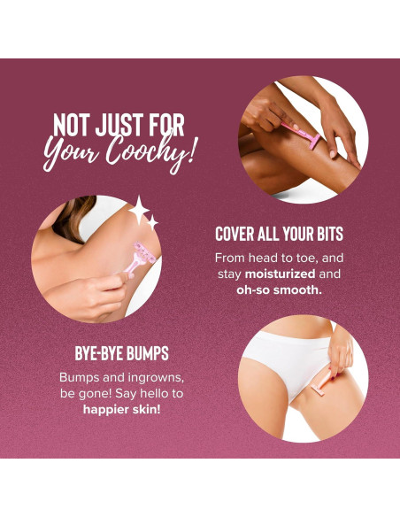 Crema de Afeitar Intima Coochy 907 g - Sin Erupciones, Para Piel Sensible