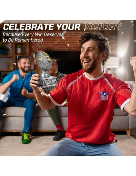 Trofeo de Fútbol Fantasía Flexzion 18.8 cm - Escudo Campeón
