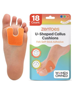 Almohadillas para Callos ZenToes 18 Unidades Fieltro Autoadhesivas