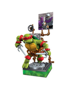 Figura de Acción Michelangelo Mega Bloks TMNT 1987 Detallada