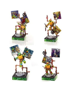 Figura de Acción Michelangelo Mega Bloks TMNT 1987 Detallada 2