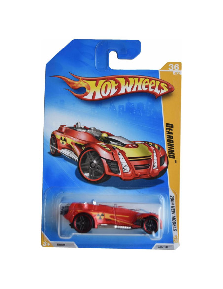 Hot Wheels Gearonimo 1:64 Rojo - Modelo Nuevo 2009