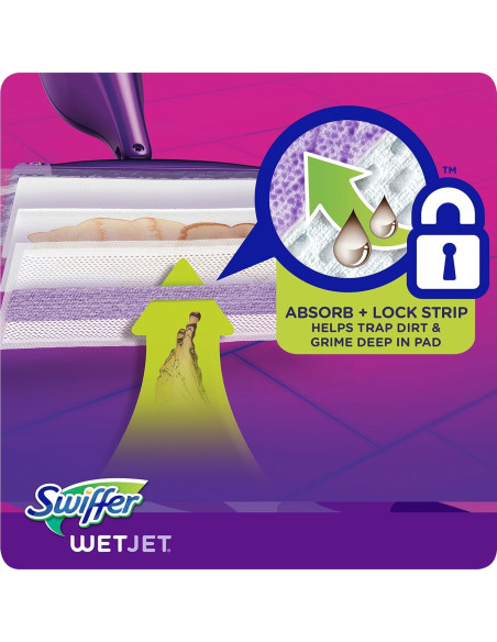 Swiffer WetJet Paños de Limpieza Multi-Superficie 12 Cuentos