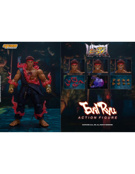 Figura de Acción Ryu Malvado 1/12 Storm Collectibles