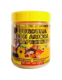 Gel Natural de Cúrcuma con Árnica 125 g - Alivio Muscular