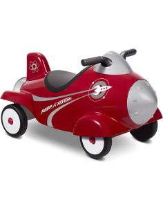 Cohete Retro Radio Flyer para Niños 1-3 Años, Rojo 2