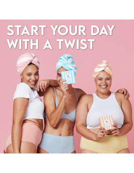 Toalla Turbante Dock & Bay Beige Bora Bora - Súper Absorbente