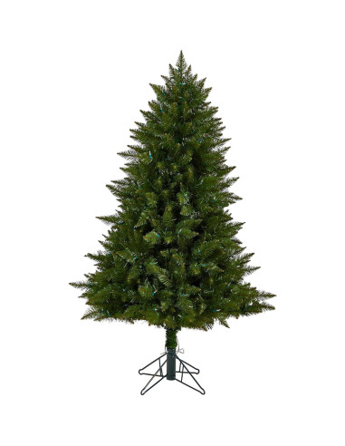 Árbol de Navidad Artificial Casi Natural 5 pies con 250 Luces LED