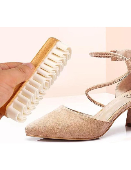 Set de 2 Cepillos de Limpieza Edney para Zapatos de Cuero