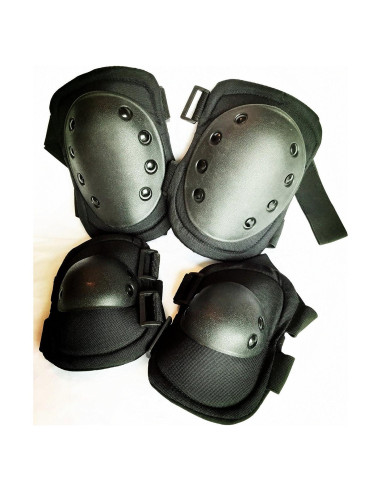 Conjunto de Almohadillas Tácticas Bargain Crusader 4 Piezas