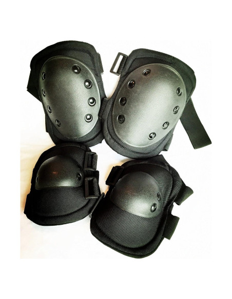 Conjunto de Almohadillas Tácticas Bargain Crusader 4 Piezas