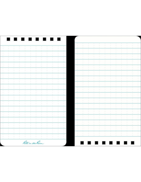 Cuaderno Espiral Impermeable Rite in the Rain 3x5" Paquete de 3