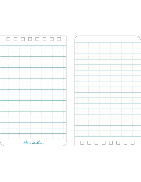 Cuaderno Espiral Impermeable Rite in the Rain 3x5" Paquete de 3