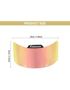 Visera de Softball Fenduoer SV-Rojo con Protección UV 2