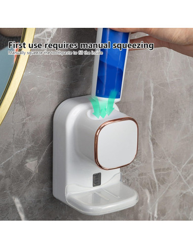 Dispensador Automático de Pasta de Dientes Jeorywoet Blanco USB