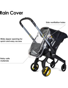 Cubierta de Lluvia Doona para Silla de Auto y Cochecito 2