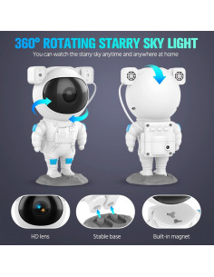 Proyector de Estrellas Mantra Impex Oro con Control Remoto 2