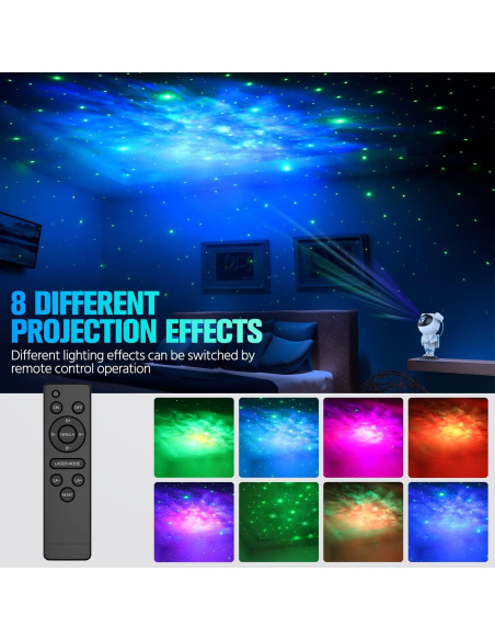 Proyector de Estrellas Mantra Impex Oro con Control Remoto