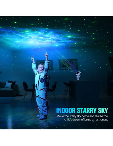 Proyector de Estrellas Mantra Impex Oro con Control Remoto