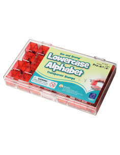 Sellos Transparentes Alfabeto Educational Insights - Minúsculas 1.59 cm