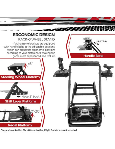 Simulador de Vuelo Racing Cockpit Supllueer Compatible Logitech G29 G920