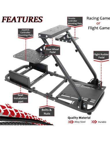 Simulador de Vuelo Racing Cockpit Supllueer Compatible Logitech G29 G920