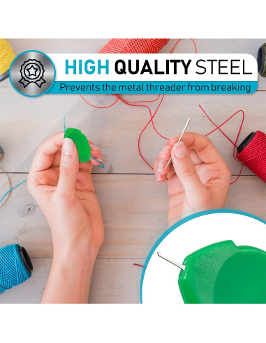 Enhebradores de Agujas Hula Home 30 Piezas con Estuche